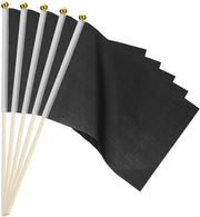 Set di bandiere - 16 pezzi - nero - polyester duraturo