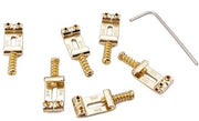 Ponte per chitarra - 6 pezzi - Duraturo e facile da installare - Oro - Migliora il suono della tua chitarra elettrica - Adatto per chitarre elettriche - Dimensioni: - Modello: - Codice prodotto: