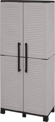 ARMADIO PORTASCOPE IN POLIPROPILENE 68 X 37 X H169 CM 2 ANTE E 3 RIPIANI