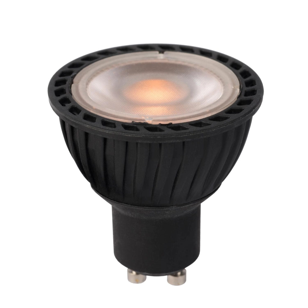 Lampadina LED riflettore GU10 nera 5W 2200K Lucide