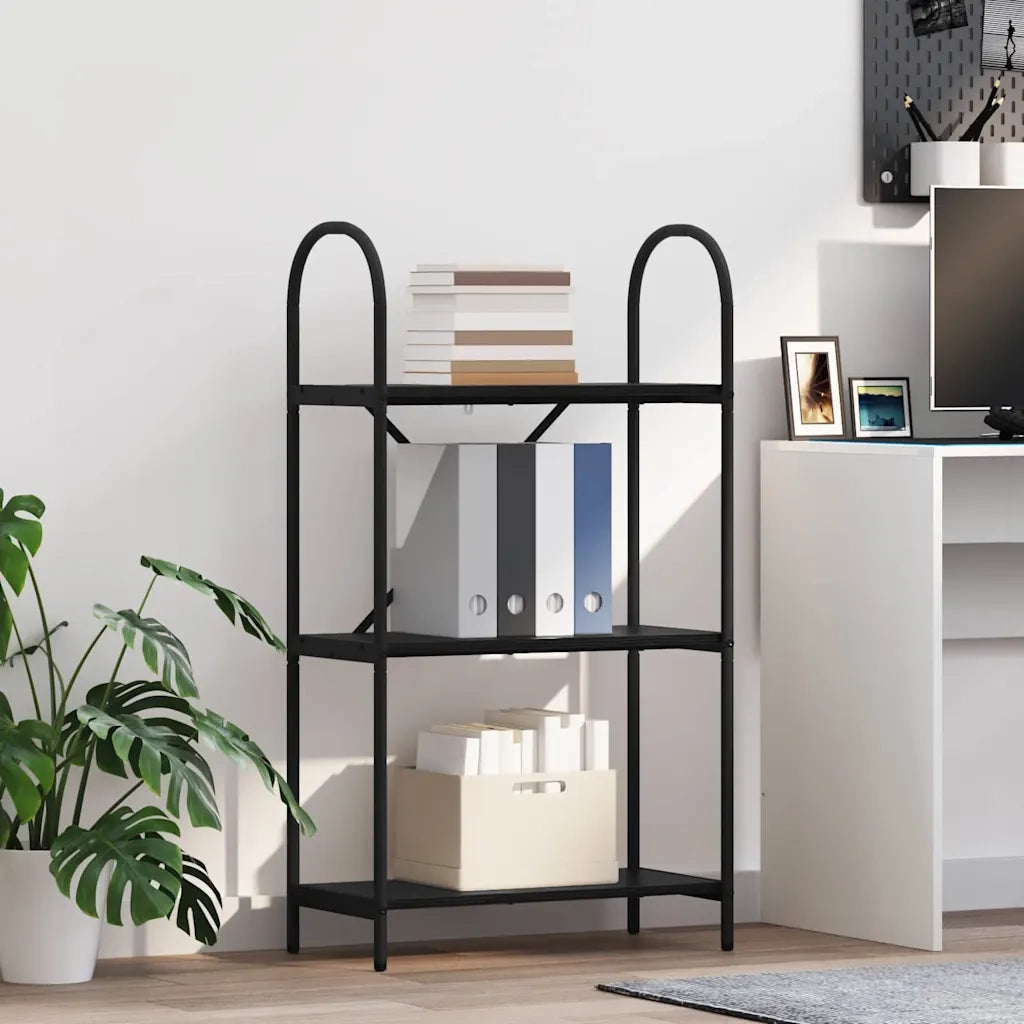 Libreria Rovere Nero 60 x 30 x 109 cm Legno multistrato