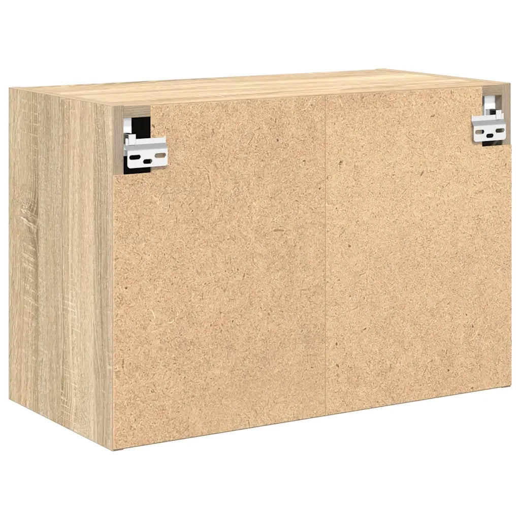 vidaXL Pensili per Garage 2 pz Rovere Sonoma in Legno Multistrato