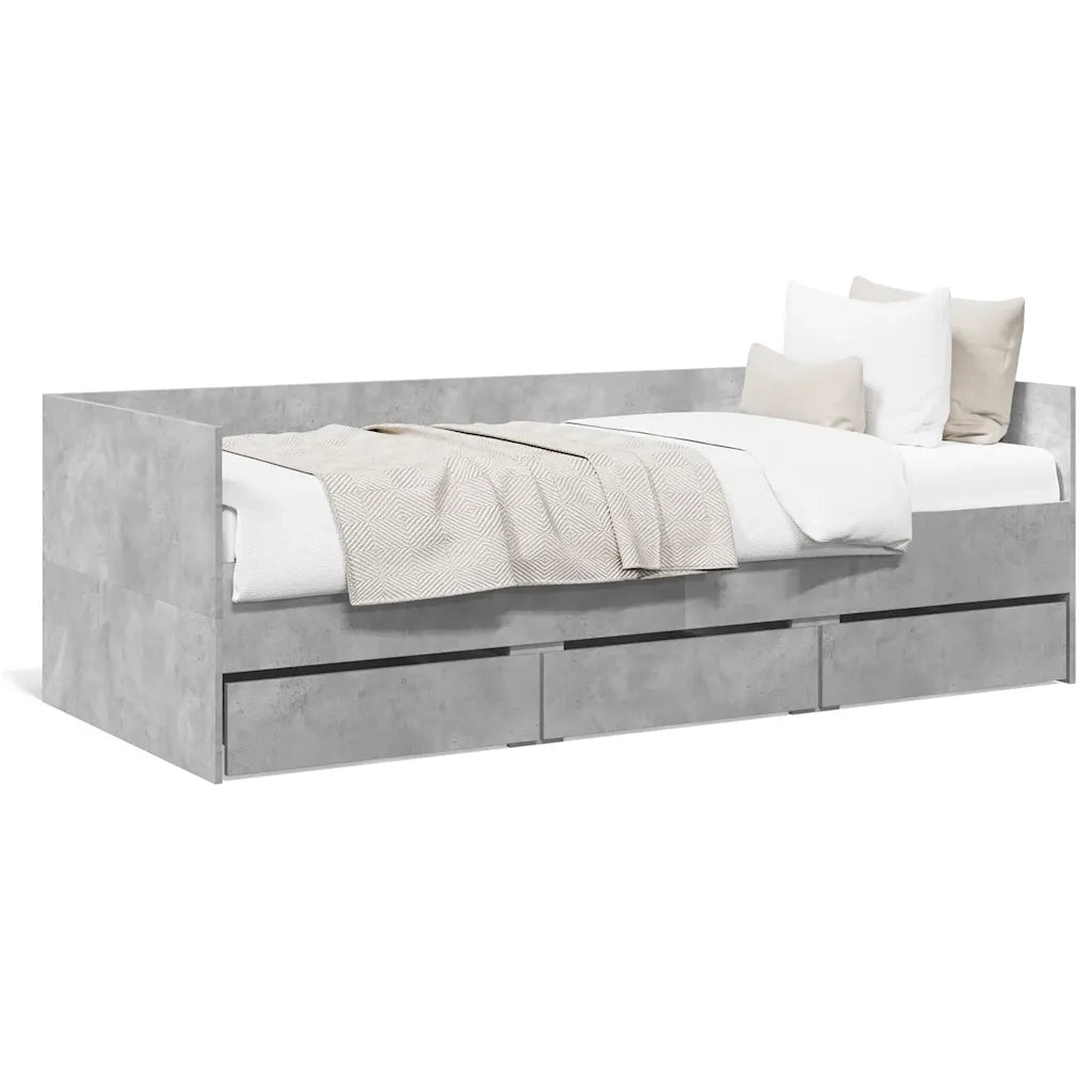 Divano Letto con Cassetti senza Materasso-Sofa Letto-Daybed 90x190 cm 167528