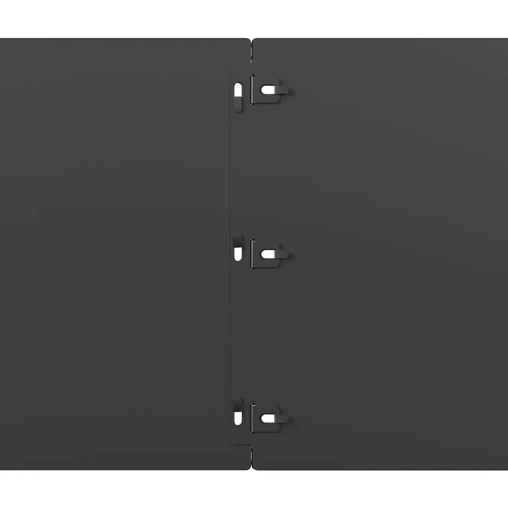 Bordure per Prato 20 pz Nere Acciaio Laminato a Freddo CFW6327470