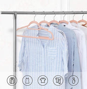 Hangers per abbigliamento anti-scivolo - Ultra Dun - Velluto - Rotante - Grigio