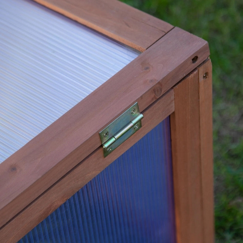 Mini serra, piccola serra da giardino, con pannelli in PC, buona trasmissione della luce, 100L x 65W x 40H cm