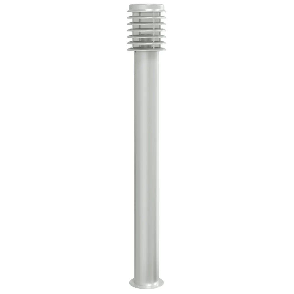 Lampada da Terra per Esterni Presa Argento 110 cm in Acciaio 4006375