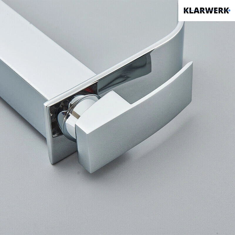 ROSA | Rubinetto da bagno premium a cascata alta cromato | miscelatore Hotel Gastro Premium per lavabo freestanding - in acciaio inox con bocca alta