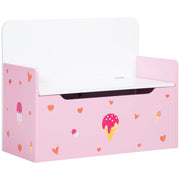 Banco con Ba¨´l per Bambini ¨C zephmum ¨C 60x30x50 cm Rosa