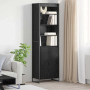 Armadi alti Rovere Nero 60 x 36 x 200 cm Legno multistrato 3403028