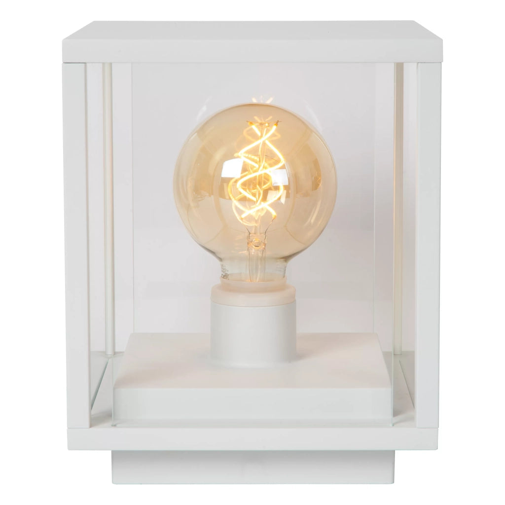 Lampada da esterno a paletto cubo Claire Lucide E27 IP54