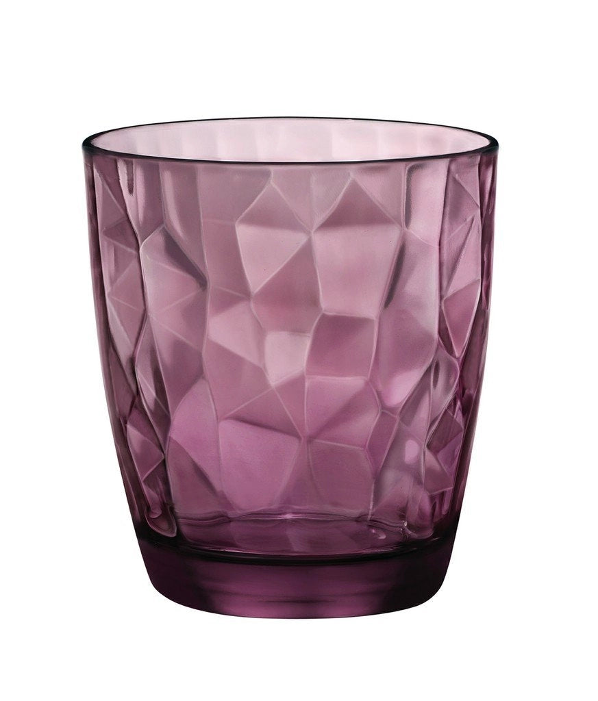 BORMIOLI DIAMOND BICCHIERE ACQUA 3 PZ PURPLE