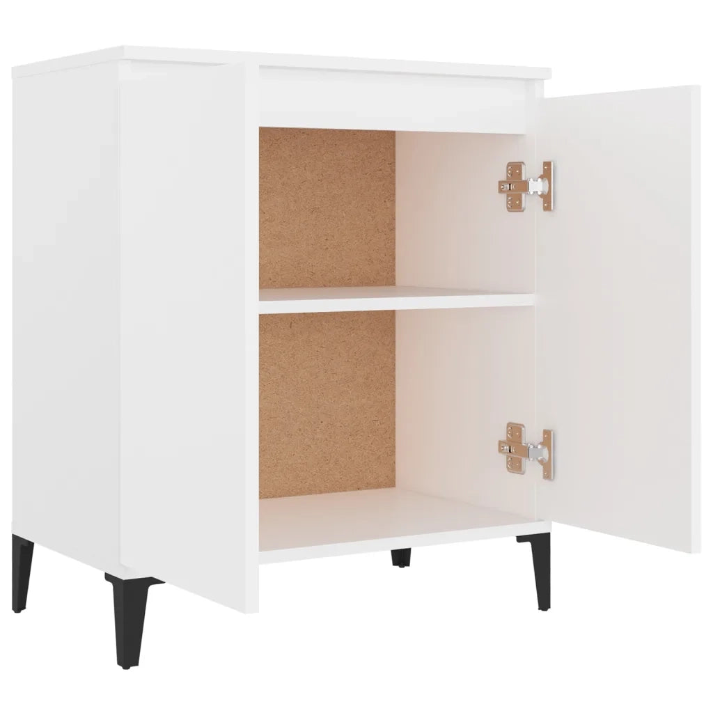 Credenza Bianca 60x35x70 cm in Legno Multistrato cod mxl 7939