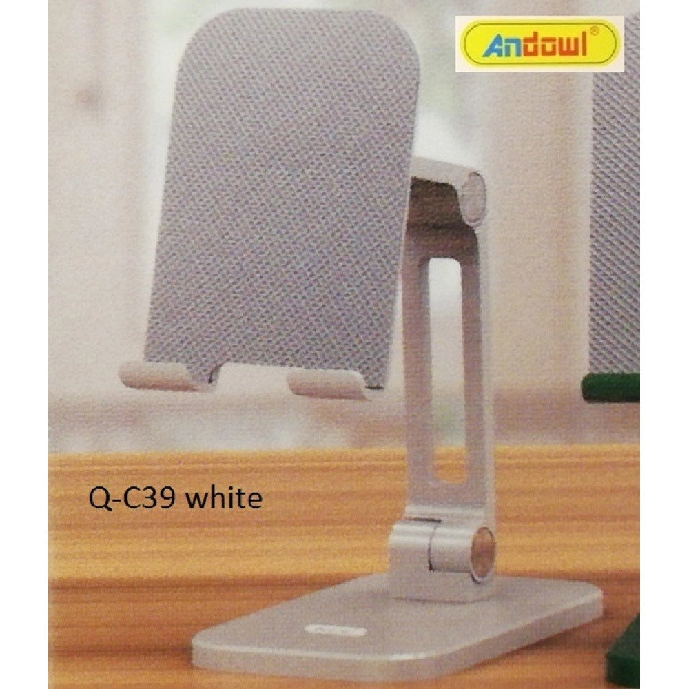 Trade Shop - Porta Cellulare Da Tavolo Pieghevole Flessibile Regolazione Multiangolo Q-c39 -