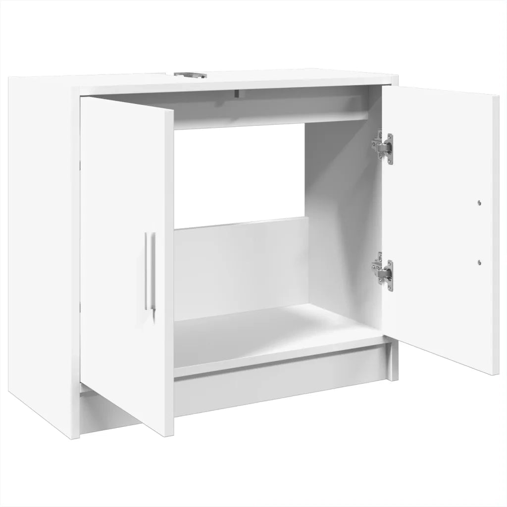 Mobile Lavabo Bianco 63x29x55 cm in Truciolato 848094