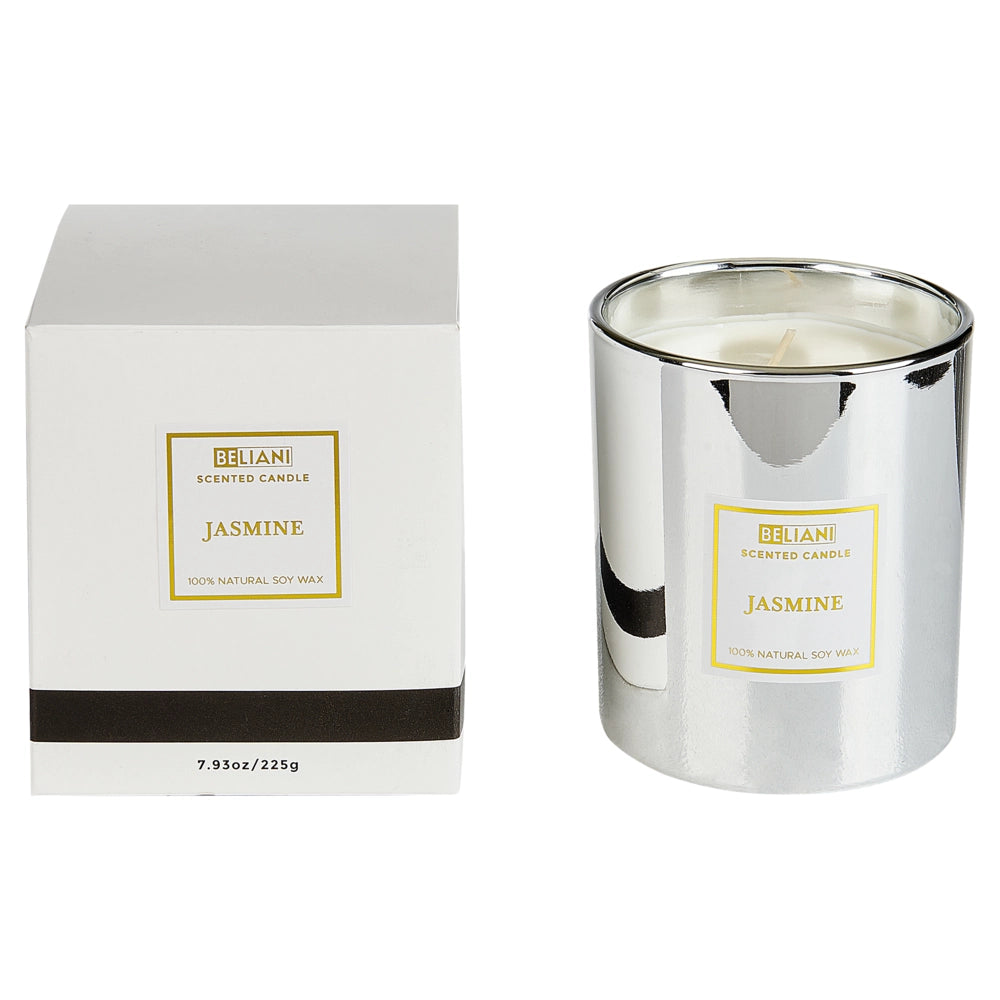 Set di 3 candele profumate in cera di soia 100% fragranza floreale frutta fresca crostata di mele, gelsomino e sole d'inverno stoppino cotone fragranza fruttata floreale