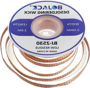 Filamento di Desoldatura 2,5 mm x 3 m - Ottima Scheda di Desoldatura per Elettronica, Riparazioni e Solderatura