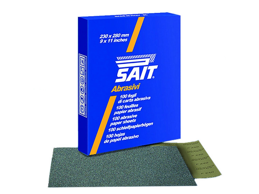 50fogli carta abrasiva s-saitac cw-c mm. 140x230  grana 2.000 cod:ferx.vit54742