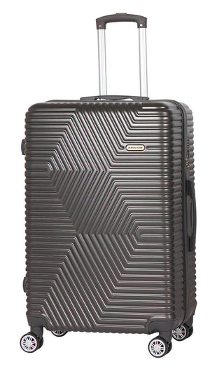 Trolley Valigia Grande Rigido in ABS 4 Ruote TSA Ravizzoni Haiti Antracite