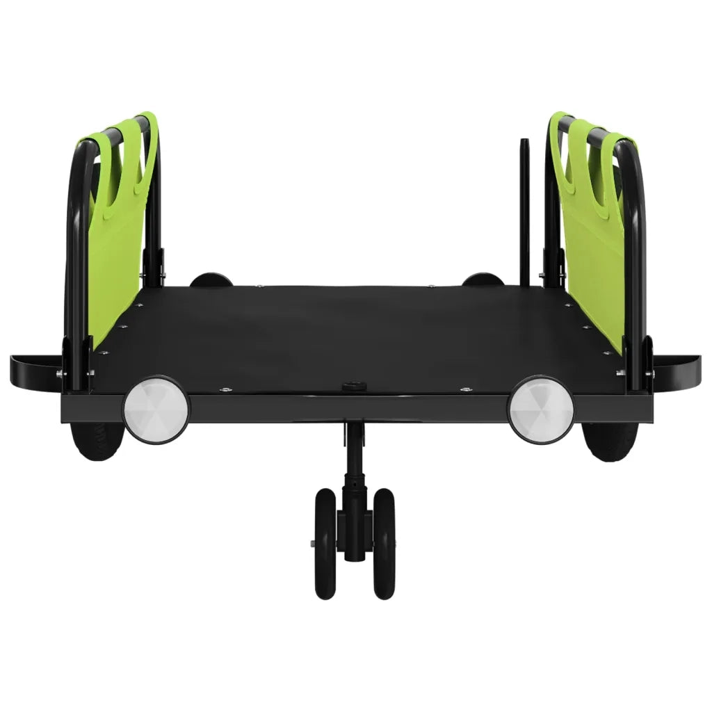 Rimorchio da Bici Verde Oxford e Ferro CFW4362641