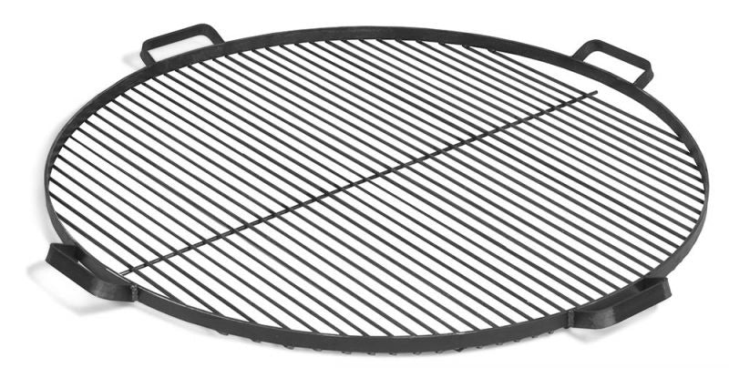 Barbecue Griglia in Acciaio Naturale da 70 cm con 4 Maniglie