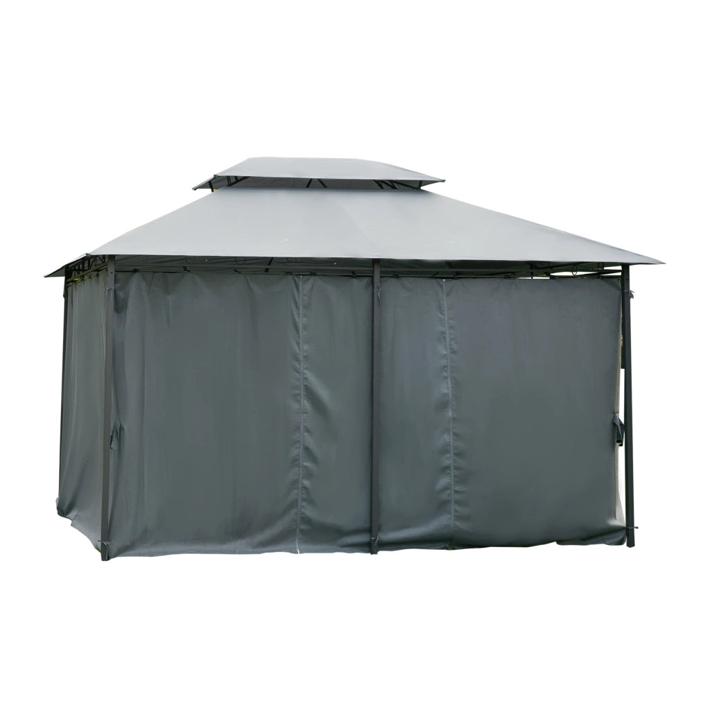 Tenda da giardino ¨C zephmum ¨C 3x4x2.8 m grigio