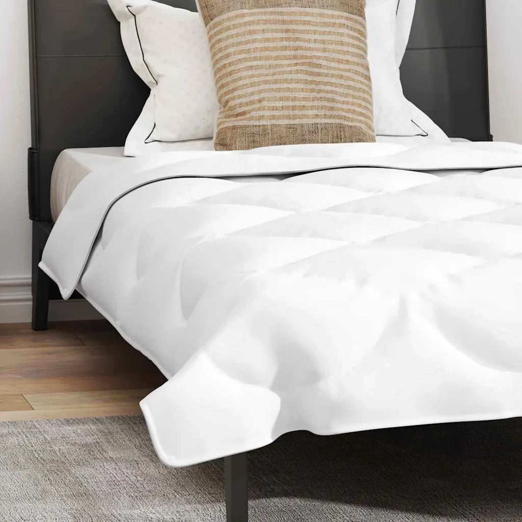 vidaXL Piumone con Cuscino 2 pcs Bianco 135 x 220 cm Microfibra
