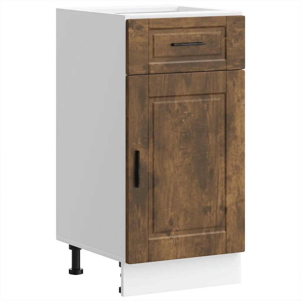 Base da Cucina Porto Rovere Fumo in Legno Multistrato 853952