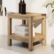 Tavolino da Bagno 45x35x45 cm in Legno Massello di Teak 340747