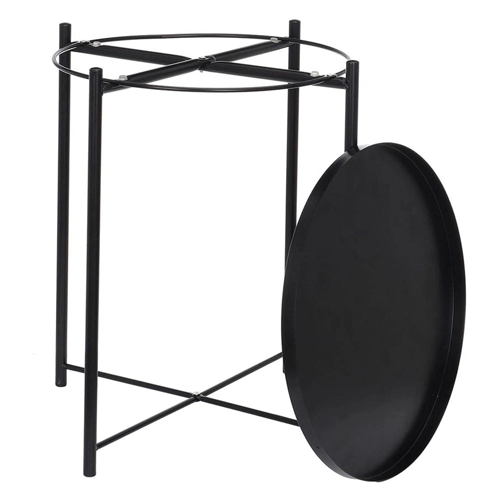 Tavolino da salotto in metallo nero - Willy - TS10WI