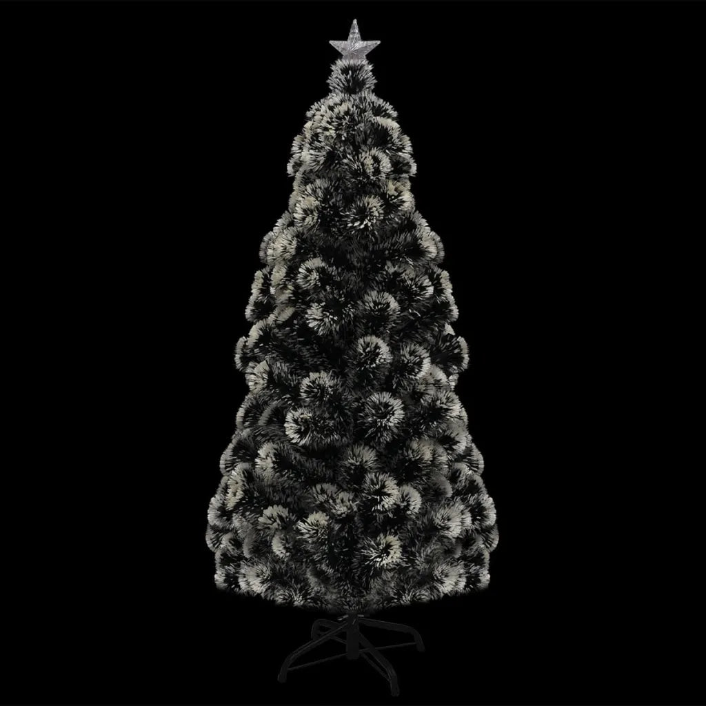 Albero di Natale Preilluminato con Supporto e LED 180 cm Fibra Ottica 242427