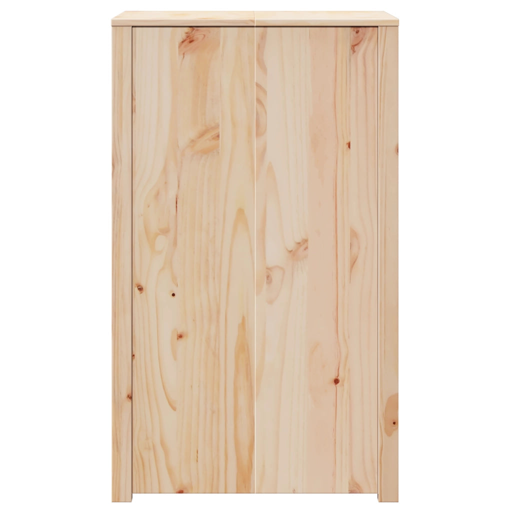 Armadio da Cucina Esterno 55x55x92 cm in Legno Massello di Pino
