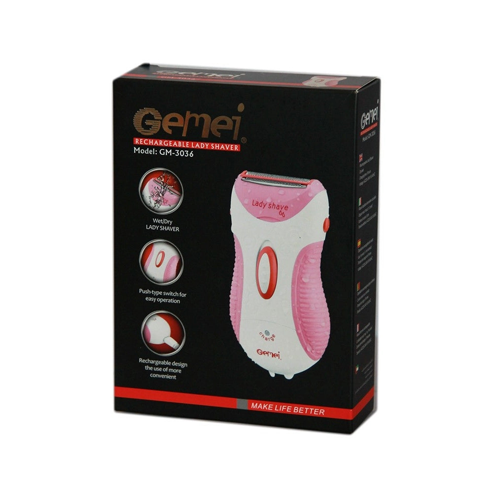 Trade Shop - Rasoio Donna Silk Epil Depilatore Epilatore Gambe Braccia Ricaricabile Gm 3036 -