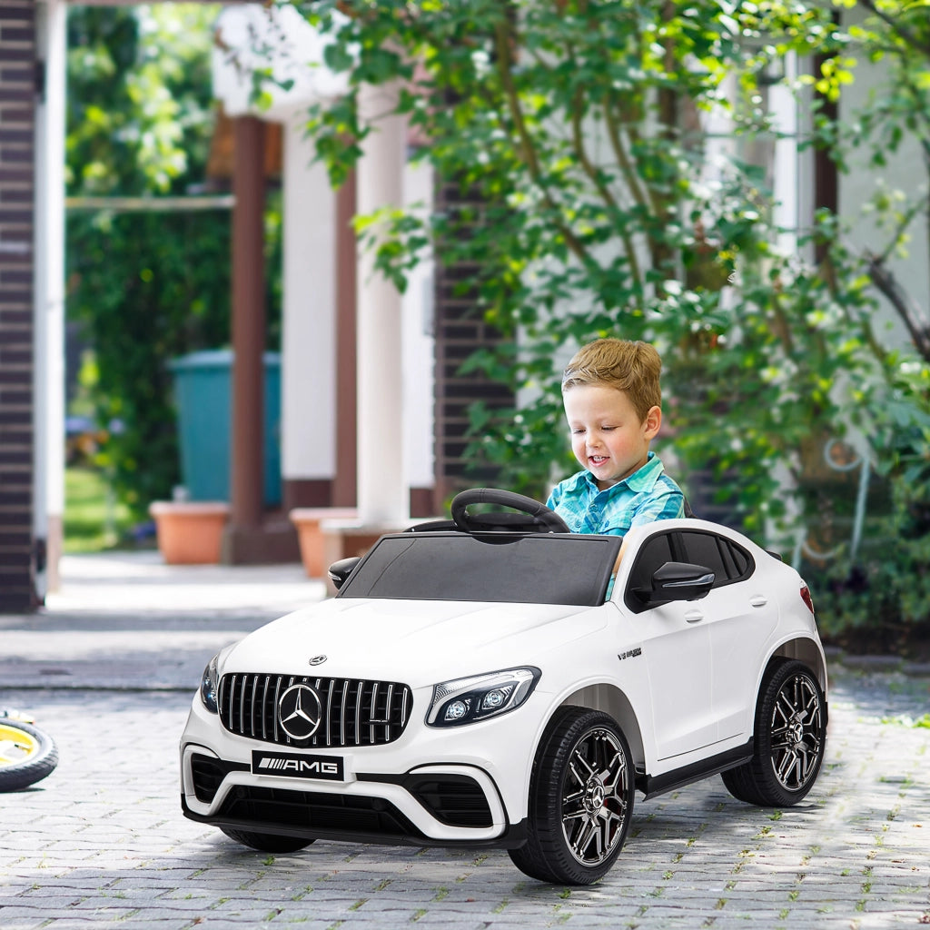 Macchina Elettrica per Bambini Mercedes con Telecomando ¨C zephmum ¨C Bianco