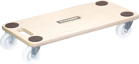 Carrello di trasporto con ruote morbide - ideale per oggetti non facilmente trasportabili - certificato FSC