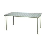 Tavolo da giardino in metallo 6-8 posti, 160cm, verde