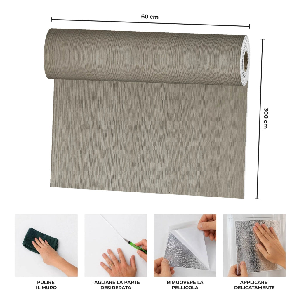 Carta Adesiva Da Rivestivmento 60x300 cm Pellicola Autoadesiva Impermeabile per Mobili, Pareti, Cucina, Tavoli e Top Cucina – Rivestimento Rimovibile per Superfici Lisce e DIY Disegno10