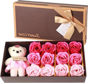 Zeppa per Bagnanti Romantica con Profumo di Fiori in Scatola di Regalo per San Valentino