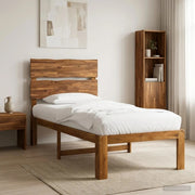 Letto Singolo con Testiera ROSTOCK Naturale 80 x 200 cm 903495