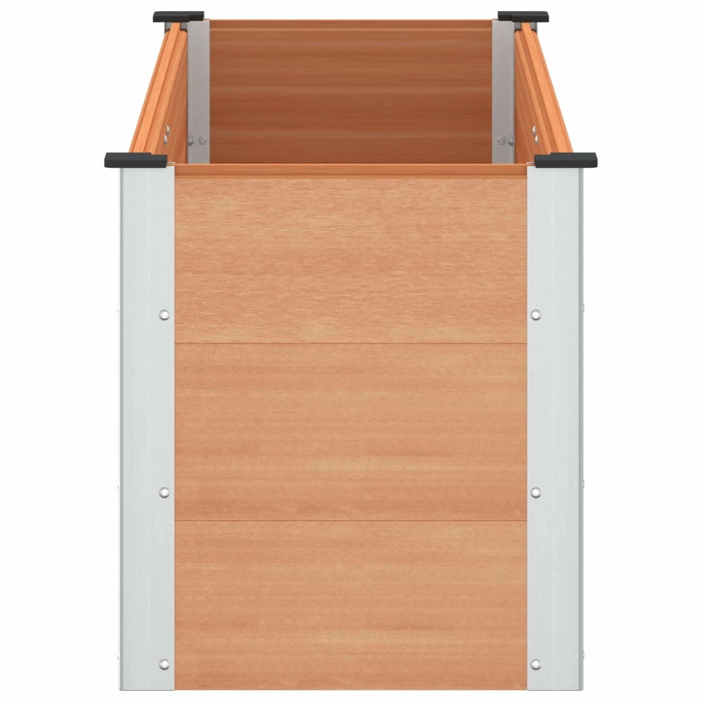 Fioriere | Cassetta per fiori | Letto rialzato da giardino Marrone 150 x 50 x 54 cm