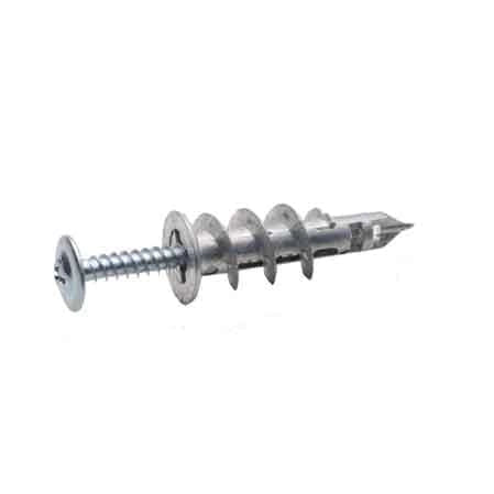 TASSELLO TURBOPLASTER CON VITE Inscatolato corpo+vite - 100 pezzi- AKIFIX