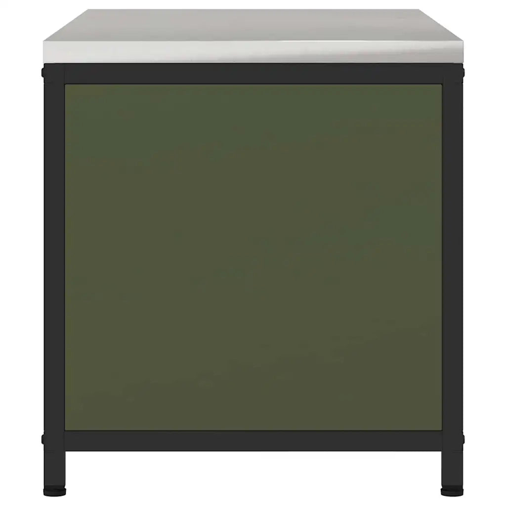 Stoccaggio in cucina Verde oliva 90 x 50 x 53 cm Acciaio 874999
