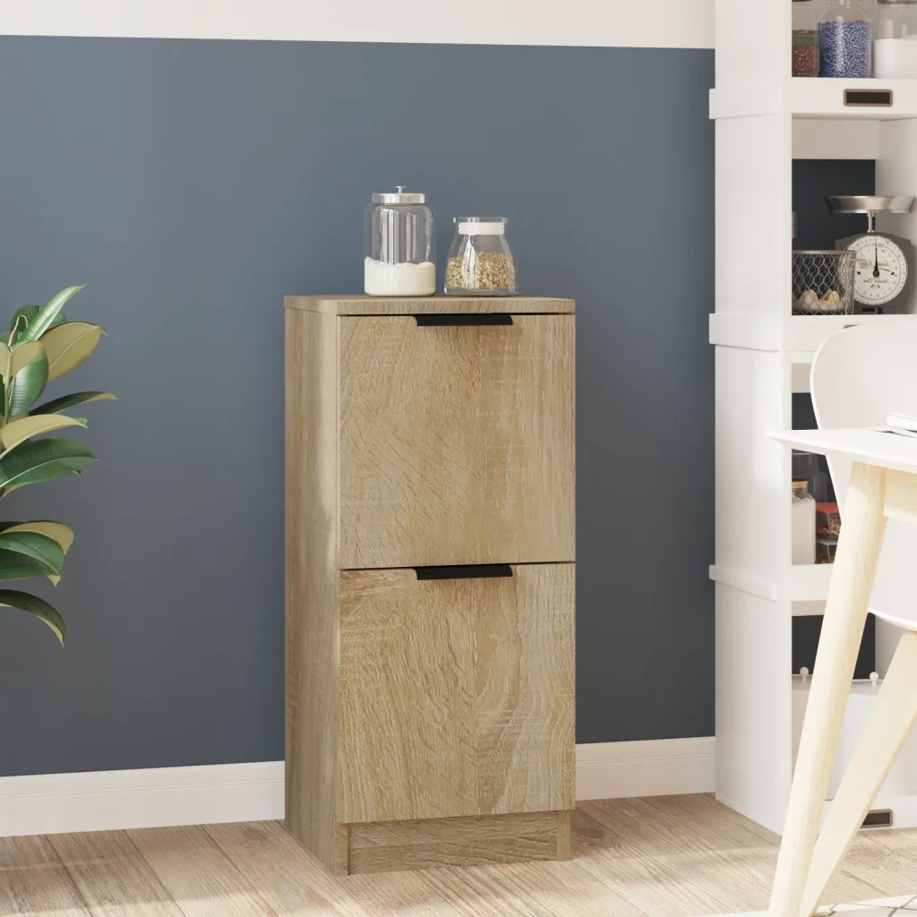 Credenza | Madia | Buffet da pranzo | Armadio da pranzo Rovere Sonoma 30x30x70 cm in Legno Multistrato