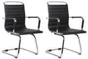 Set di 2 sedie visitatore in similpelle Balve 8