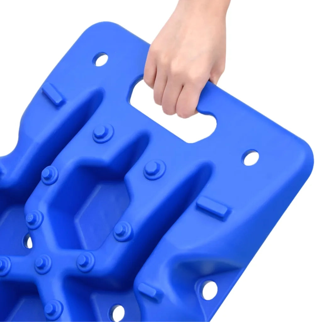 Tavole di Trazione 2 pz Blu 107x31x7 cm Nylon 210773