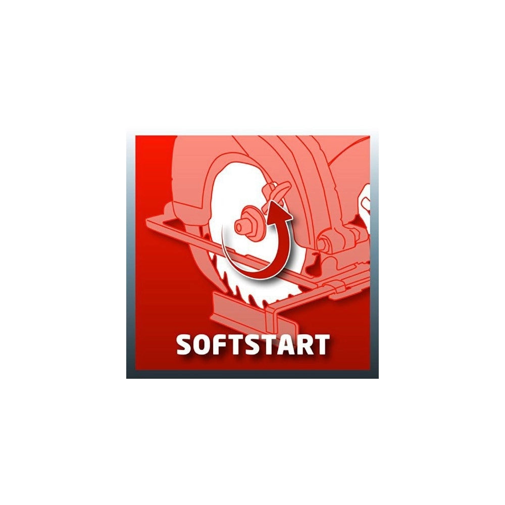 Trade Shop - Sega Circolare Einhell Th-cs 1400/1 Lama 190mm Motore 1400w Avviamento Soft Start -