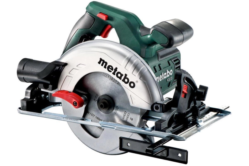 Metabo 600855000 KS 55 Sega circolare portatile 16 cm 1200 W 5600 rpm colore Verde Argento