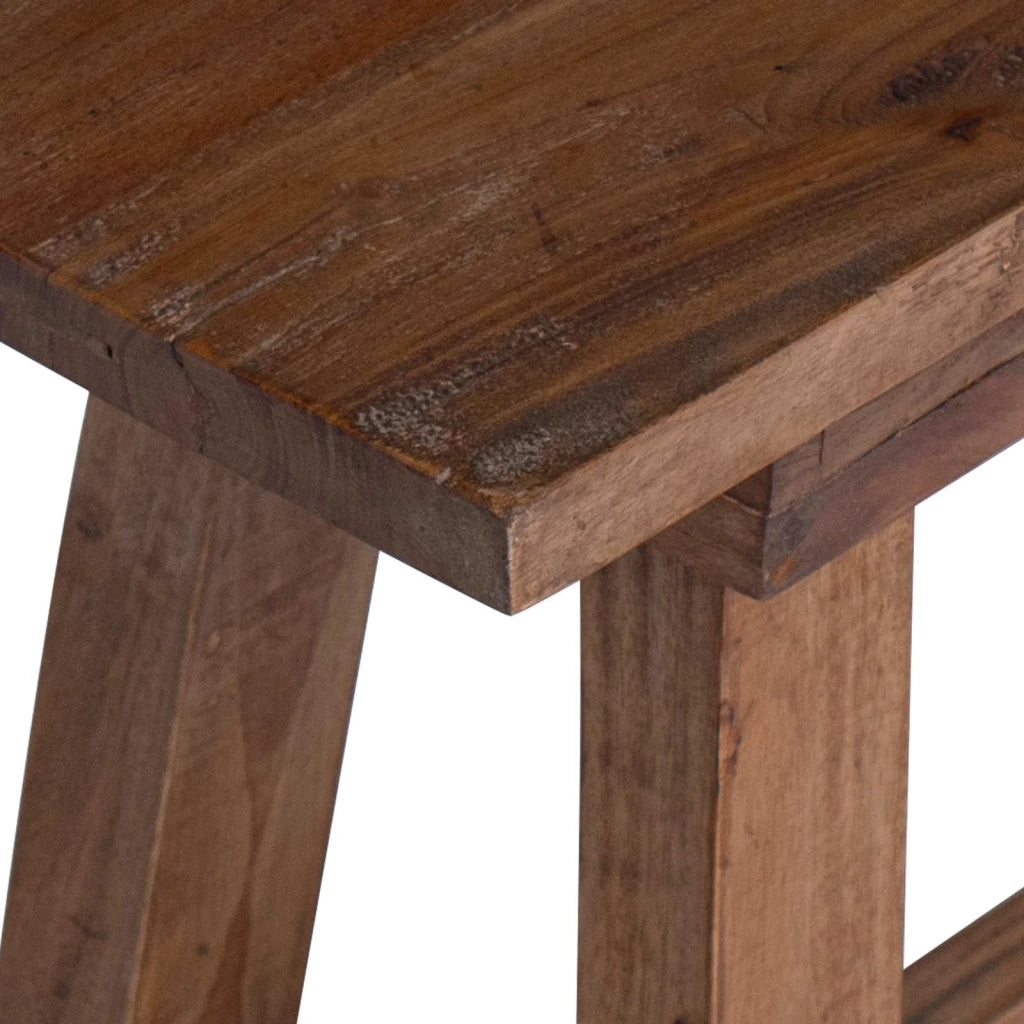 panchina Naturale 50,5 x 25 x 47,5 cm Legno massello di mogano 42012394