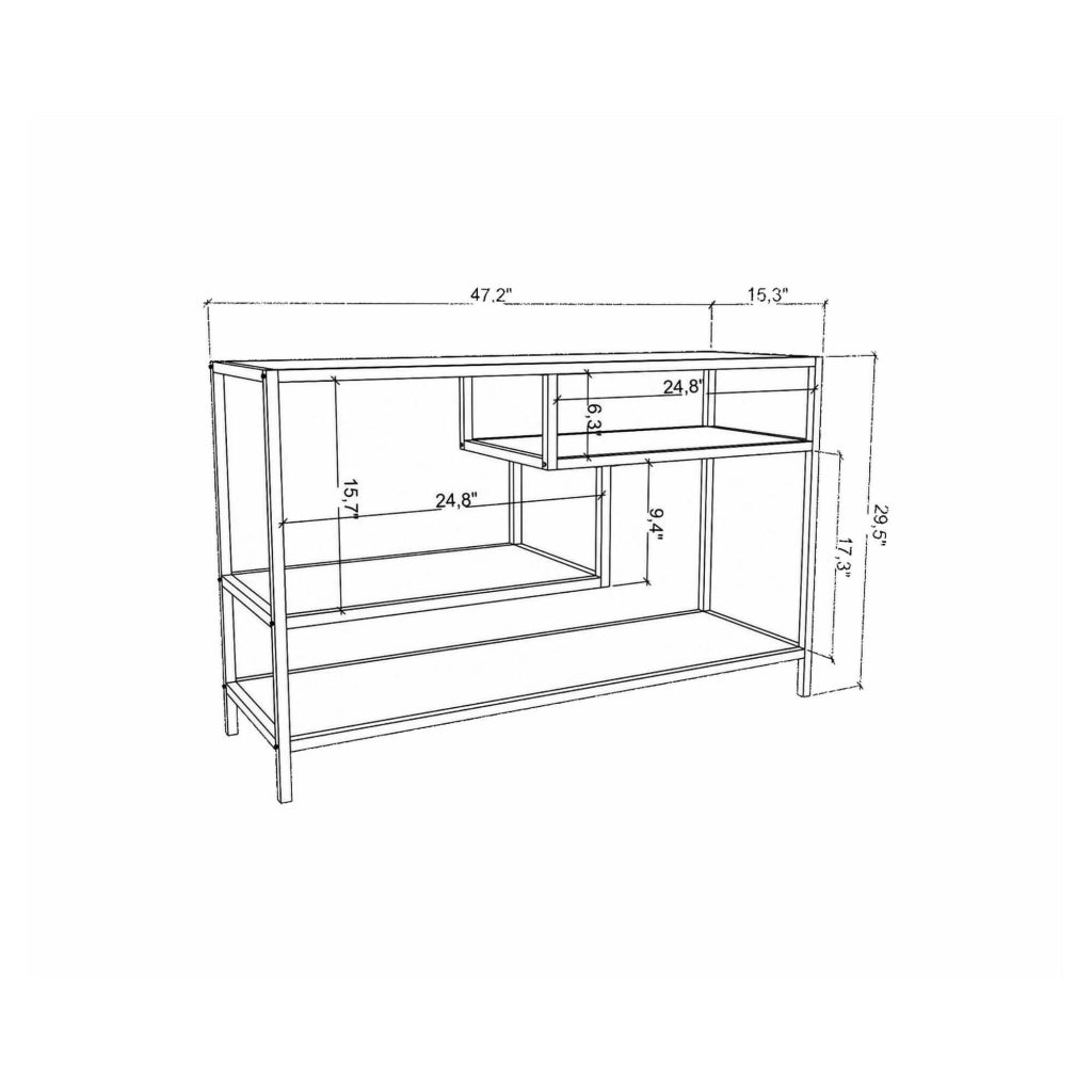 Mobile porta TV Ivette, Credenza da soggiorno, Armadio basso per TV, Base parete attrezzata, 120x39h75 cm, Antracite e Nero