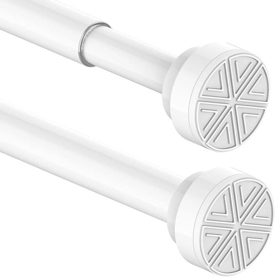 Maniglia per doccia a telescopio - Regolabile 48-70 cm - Senza foratura - Diametro 25 mm - Antiscivolo in acciaio inossidabile